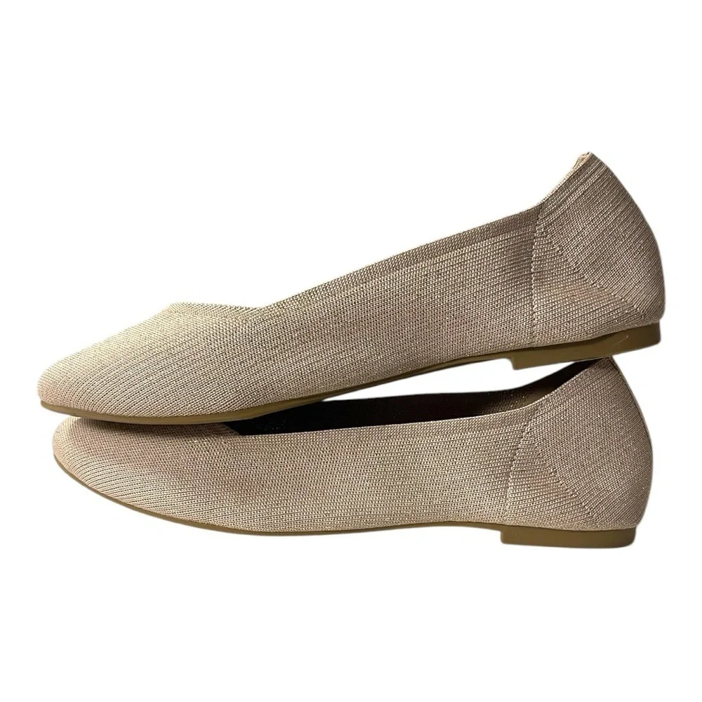 MIA Kids Kandi Knit Flats - Rose Gold - Size 5